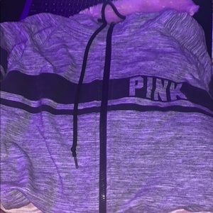 PINK long sleeve zip up.